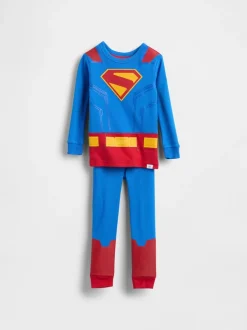 Superman bleu - Pyjama Gap Marvel 100% coton à manches longues (6mois-5ans)