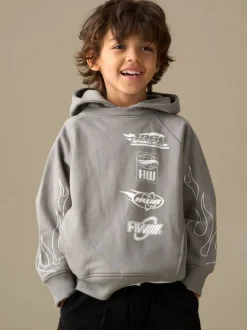 Sweat à capuche Angel & Rocket Hotwheels délavé