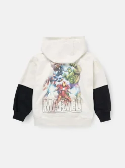 Sweat à capuche Angel & Rocket Marvel à manches factices