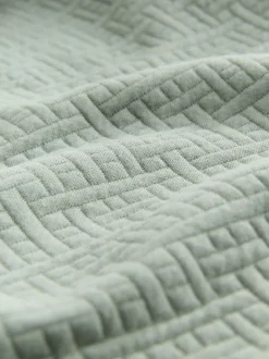 Sweat à capuche Baker by Ted Baker vert texturé