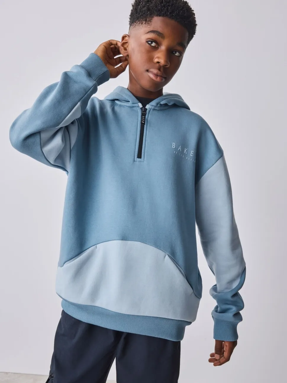 Sweat à capuche Baker by Ted Baker oversize à motif graphique