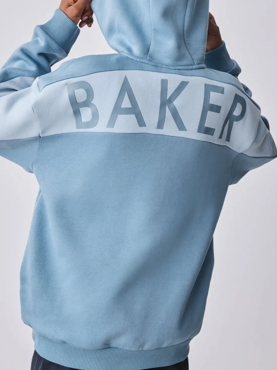 Sweat à capuche Baker by Ted Baker oversize à motif graphique