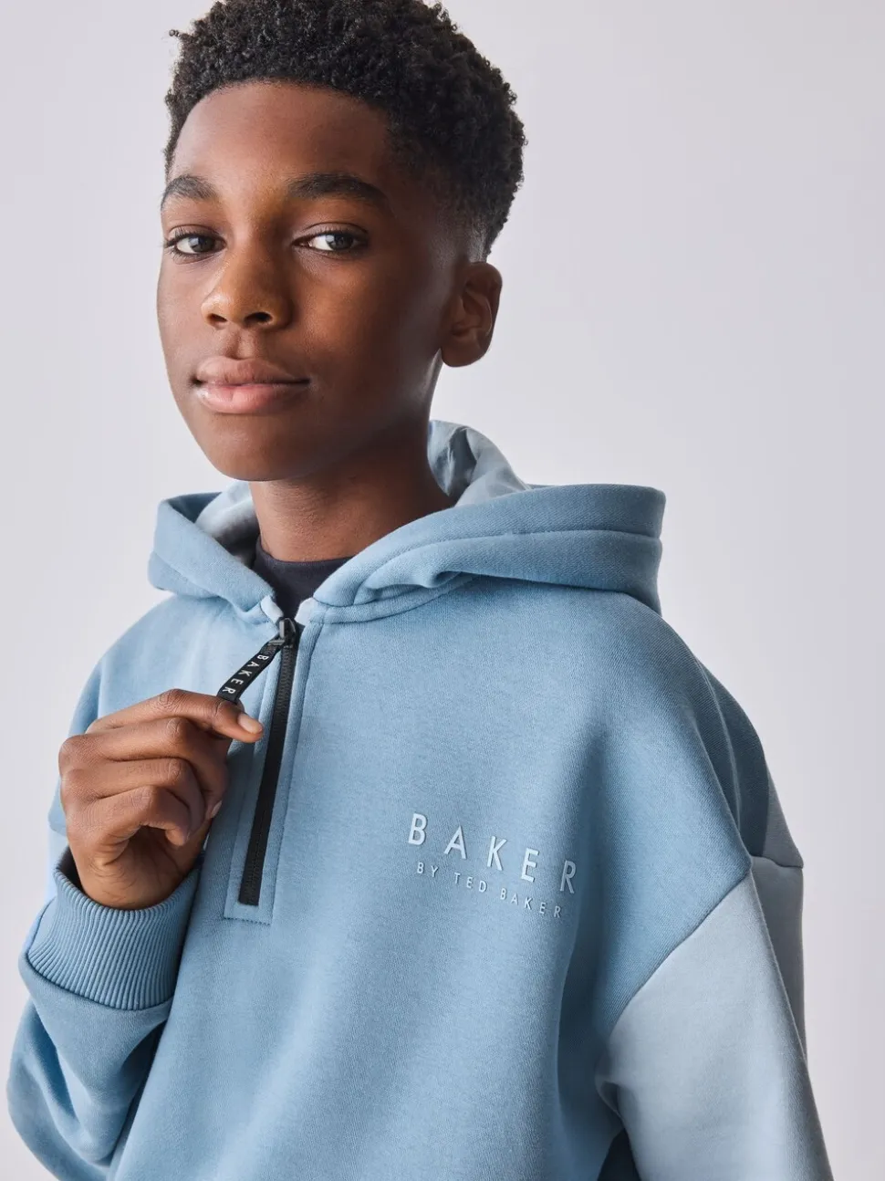 Sweat à capuche Baker by Ted Baker oversize à motif graphique