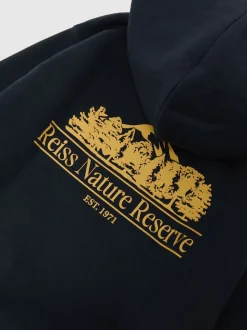 Sweat à capuche Reiss Cautley en coton Blend Nature Reserve