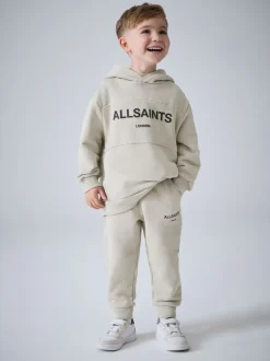 Sweat à capuche smALLSAINTS enfant en tissu contrastant à logo