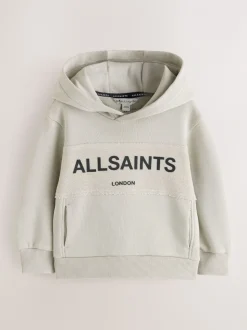 Sweat à capuche smALLSAINTS enfant en tissu contrastant à logo