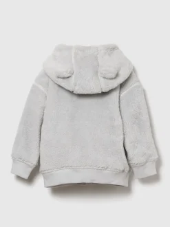 Sweat à capuche zippé avec logo Gap Sherpa (0-24mois)