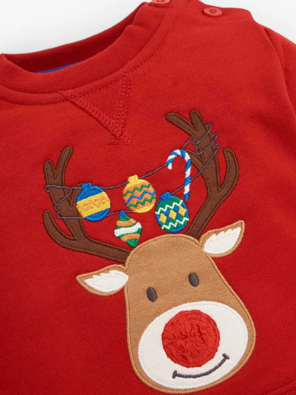 Sweat à motif appliqué Jojo Maman Bébé Noël