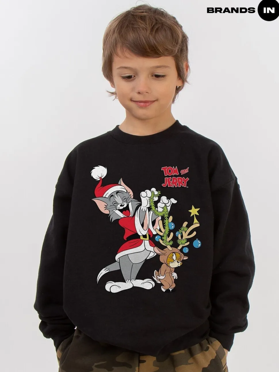 Sweat-shirt de Noël Brands In Tom and Jerry