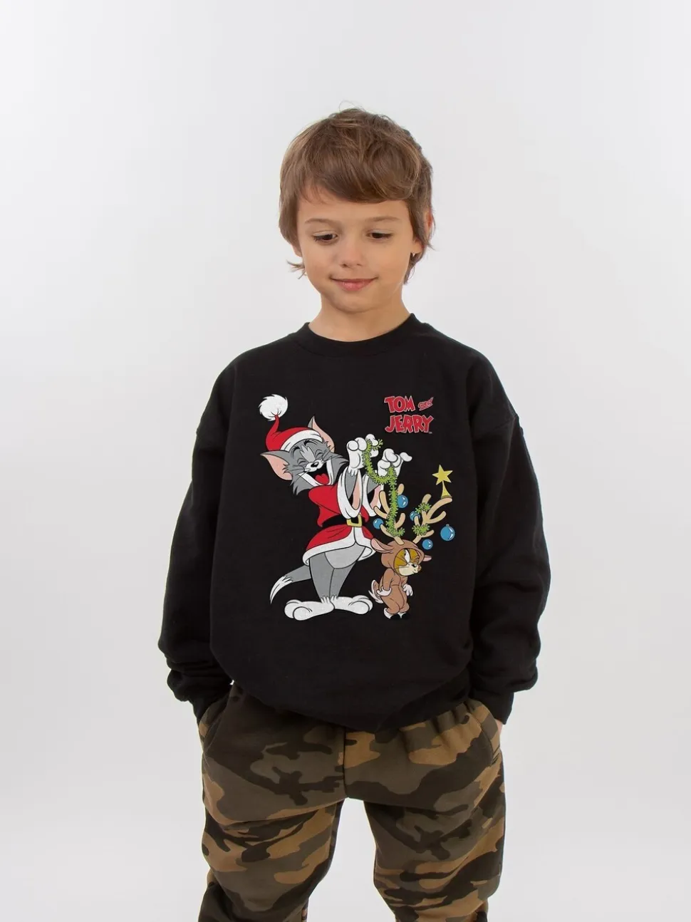 Sweat-shirt de Noël Brands In Tom and Jerry