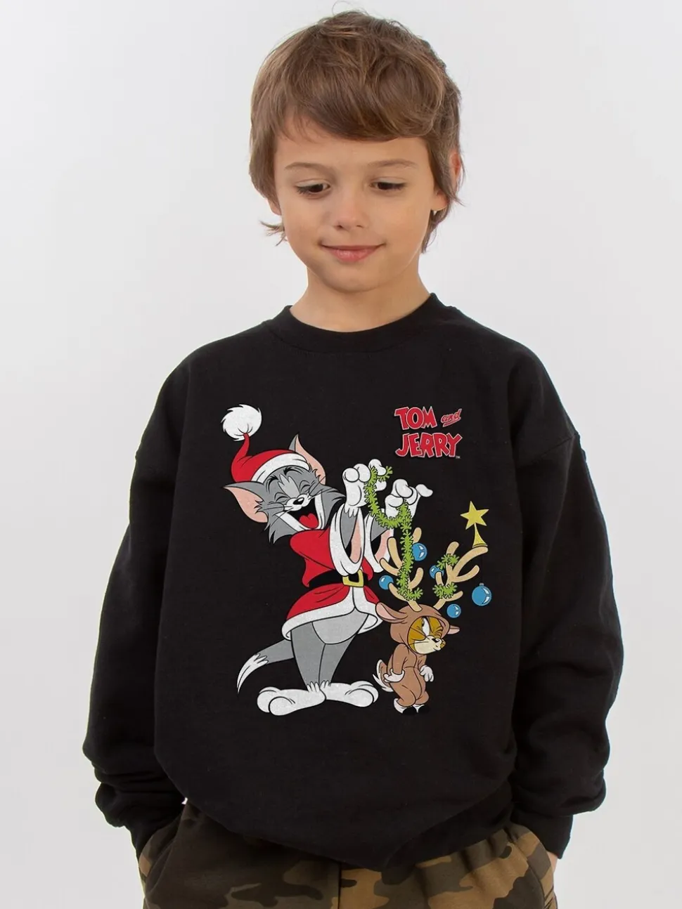 Sweat-shirt de Noël Brands In Tom and Jerry