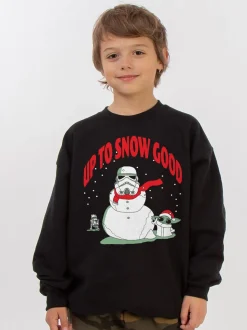 Sweat-shirt de Noël Brands In Star Wars The Mandalorian Snowman