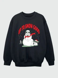 Sweat-shirt de Noël Brands In Star Wars The Mandalorian Snowman