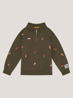 Sweat-shirt polo Monsoon Spaceship brodé