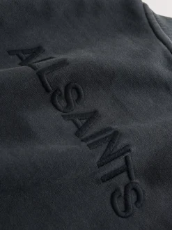 Sweat-shirt smALLSAINTS délavé à logo et col cheminée