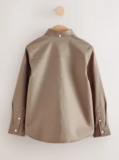 Taupe (Taupe) - Chemise Oxford (3-16ans)