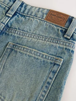 Teinte bleue - Short en denim 100% coton extra long (3-16ans)