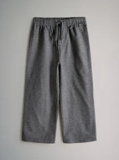 The Set lot de 2 ensembles t-shirts en jersey de coton à manches longues et pyjamas avec bas tissé