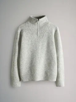 The Set lot de 2 pulls en maille à col zippé