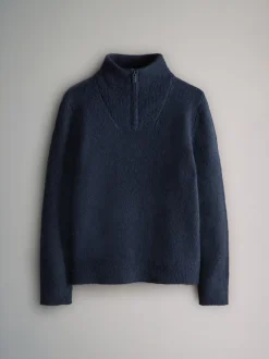 The Set lot de 2 pulls en maille à col zippé