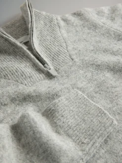 The Set lot de 2 pulls en maille à col zippé