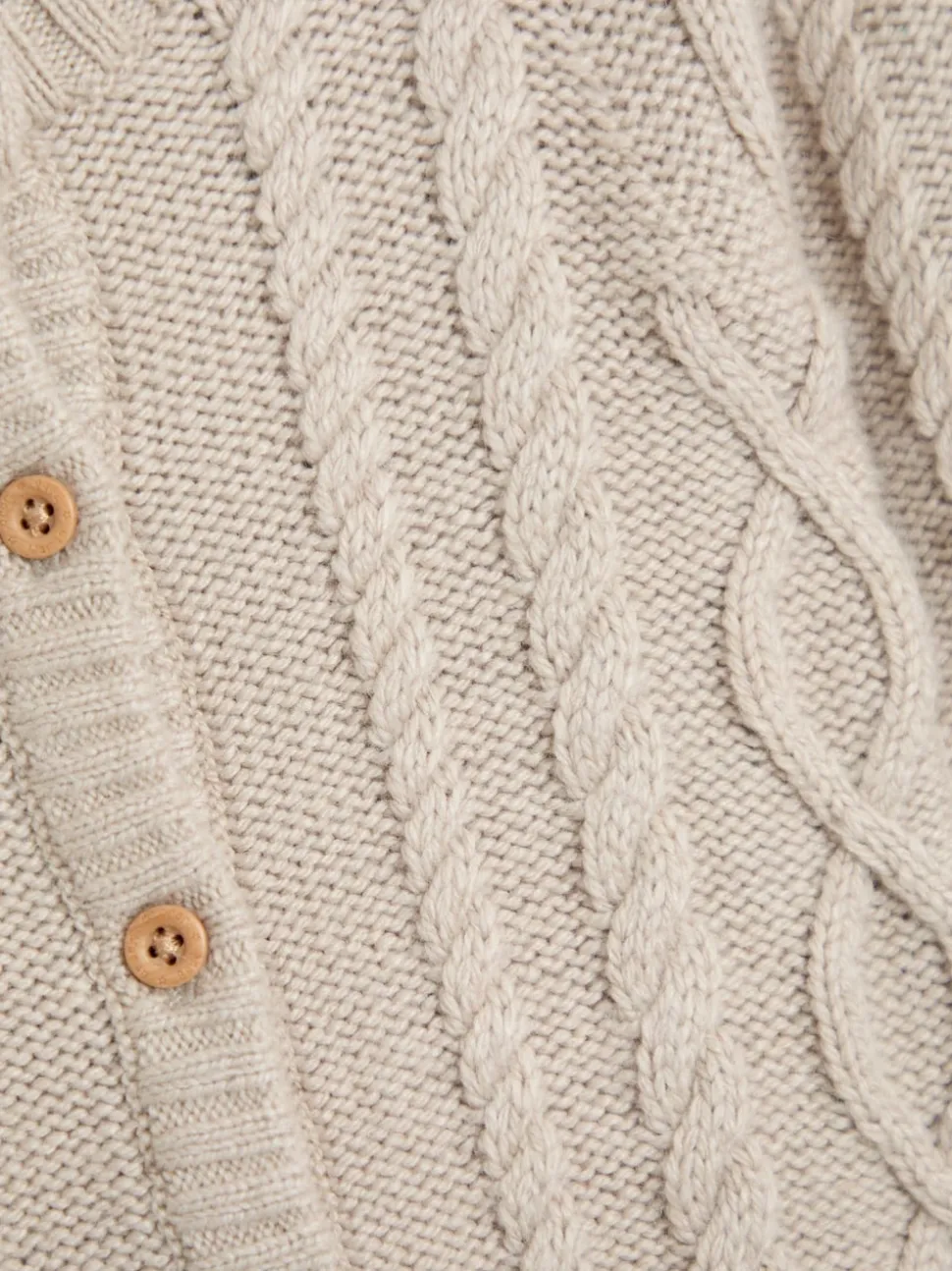 Tout-en-un JoJo Maman Bébé en maille torsadée avec Chapeaux