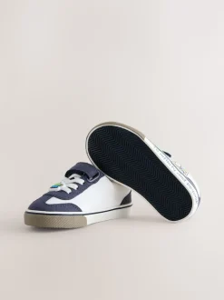 Toy Story Blanc - Baskets à lacets élastiques à fermeture tactile