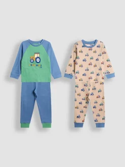 Tracteur de la marine - Lot de 2 pyjamas JoJo Maman Bébé Mix And Match