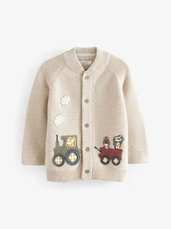 Train Neutre - Character Cardigan (3mths-7yrs)