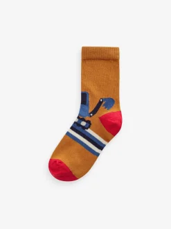 Transport multi-Rayé - Paquet de chaussettes en coton riche 7