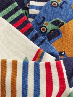 Transport multi-Rayé - Paquet de chaussettes en coton riche 7