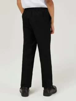 Trutex Junior Garçons Coupe classique Noir School Pantalons