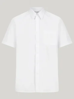 Trutex White Regular Fit Manches courtes  2 Pack School Shirts