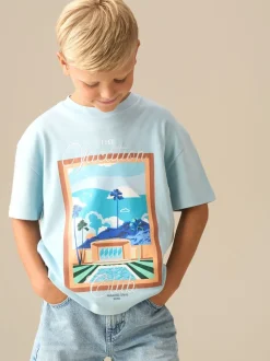 T-shirt Angel & Rocket Jay Postcard Scene