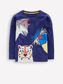 T-shirt Boden à manches longues appliqué