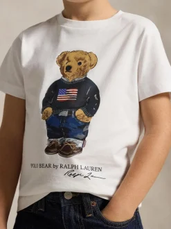 T-shirt Polo Ralph Lauren Boys Bear imprimé graphique