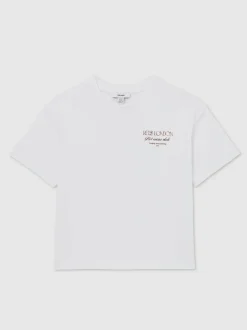 T-shirt Reiss Luc en coton à imprimé Hot Cocoa