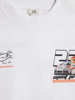 T-shirt River Island OB Motocross Bear Car