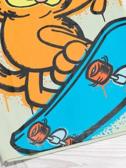 T-shirt Vanilla Underground Garfield garçon à manches courtes