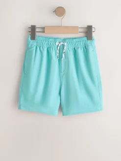 Turquoise Blue - Short de bain à coutures contrastées (3-16ans)