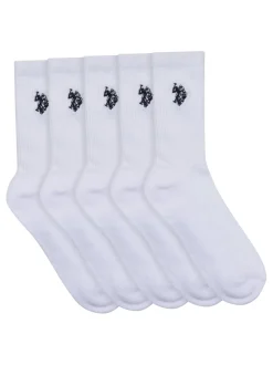 U.S. Polo Assn. 100Chaussettes de sport classiques en coton (%) 5 Lot