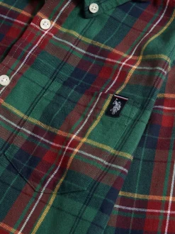 U.S. Polo Assn. Chemise à carreaux avec poche boutonnée