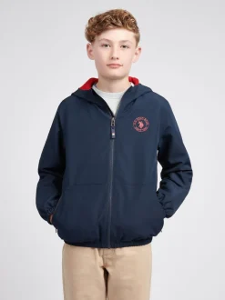 U.S. Polo Assn. Coupe-vent doublé en polaire pour garçon