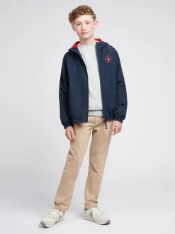 U.S. Polo Assn. Coupe-vent doublé en polaire pour garçon