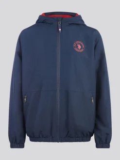 U.S. Polo Assn. Coupe-vent doublé en polaire pour garçon