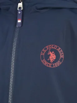 U.S. Polo Assn. Coupe-vent doublé en polaire pour garçon