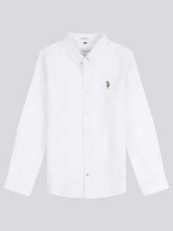 U.S. Polo Assn. Peached Garçons Oxford 100% Chemises en coton