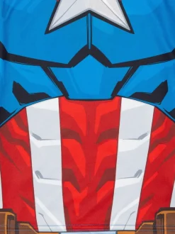 Vanilla Underground - Pyjama court Captain America pour garçon 100% coton