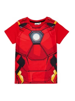 Vanilla Underground - Pyjama garçon Marvel Iron Man court 100% coton