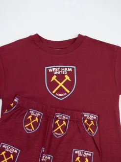 Vanilla Underground - West Ham United - Ensemble de pyjamas manches courtes et jambes longues